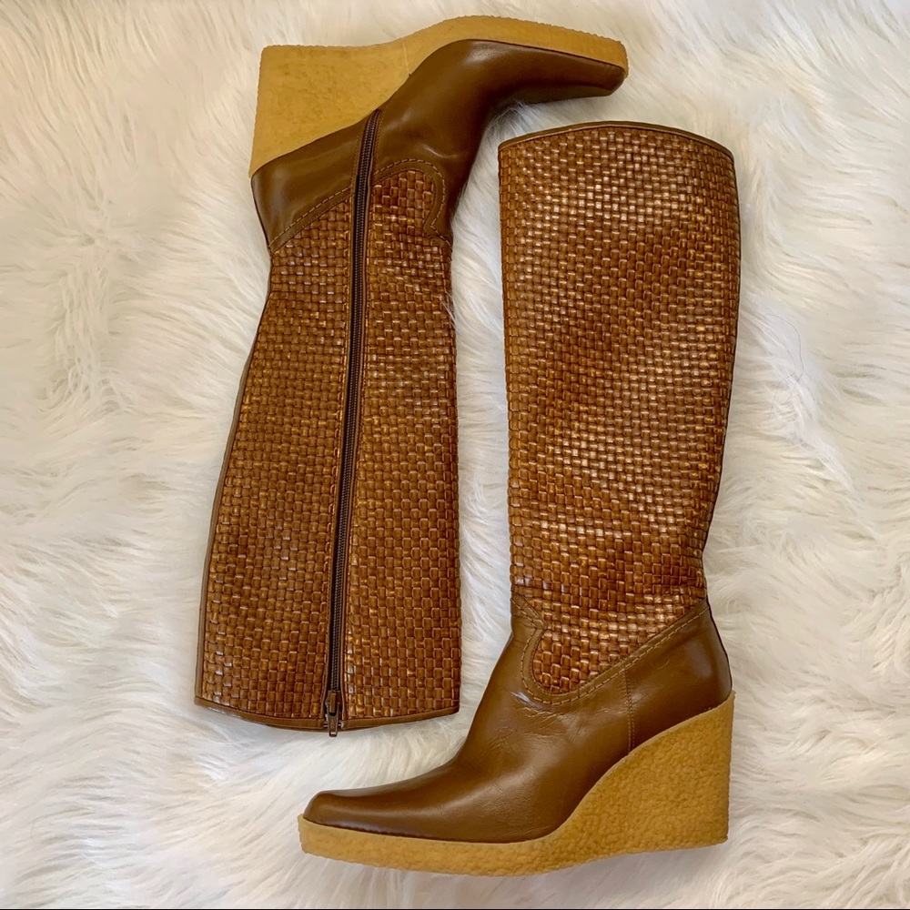 Stuart Weitzman Wedge Knee High Boots